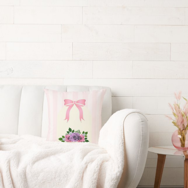 Coussin Rose de jardin rose (Canapé)