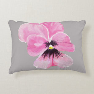 Coussin rose de pensée