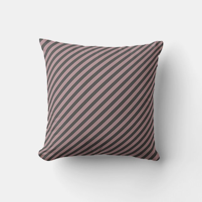 Coussin Rose Duisier B48E92 / Gris de charbon de bois 4343 (Recto)