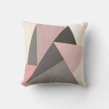 Rose et gris géométrique moderniste du milieu du X