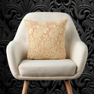 Coussin Rose et Pink de William Morris, Fleurs Vintage