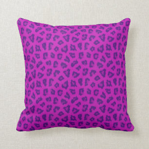 Coussin rose et pourpre génial de motif