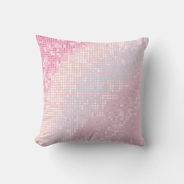 Coussin rose Girly de divan de jet de (Recto)