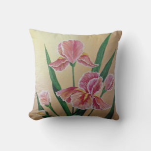 Coussin rose Iris