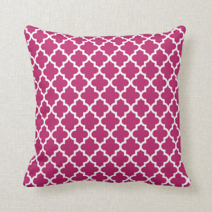 Coussin Rose marocain de baie du motif  