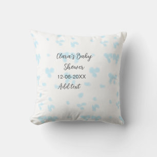 Coussin Rose mignon baby shower aquarelle moderne dat