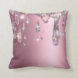 Coussin *~* ROSE OR Metallic AP7 PARTIES SCINTILLANT de sé