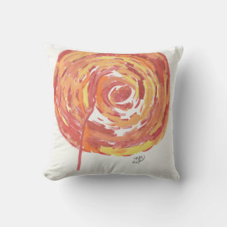 Coussin Rose orange