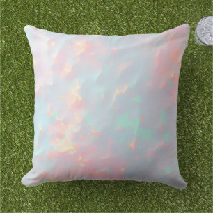 Coussin Rose Pâle Menthe Douce Or Luxe Collection Moderne