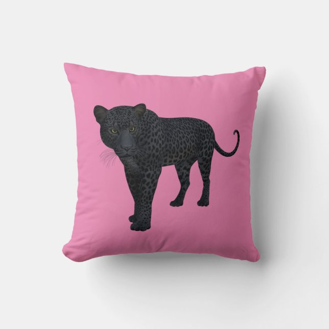 COUSSIN ROSE PANNEAU NOIR (Recto)
