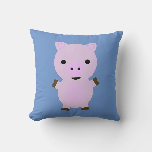 Coussin Rose Piggy (Recto)