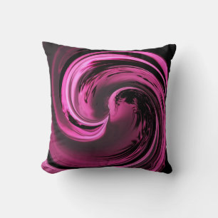 Coussin Rose Pink Island Vague Jeu d'oreiller