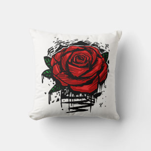 Coussin Rose robuste
