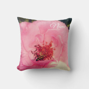 Coussin Rose Rose Fleur Photo Cuisine Perconalisée