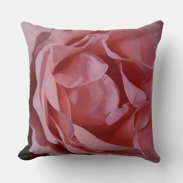 Coussin Rose rose II Plutôt Floral (Recto)