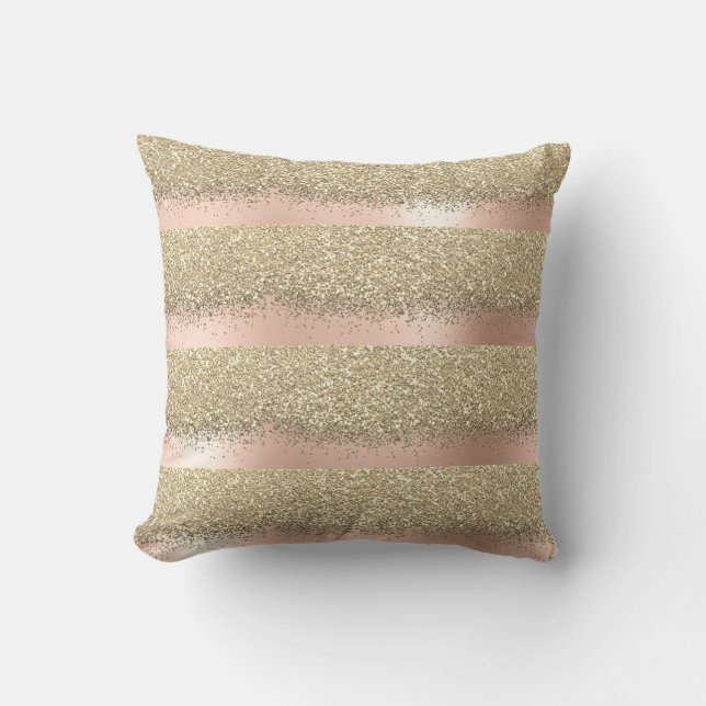 Coussin Rose Rose Or Poudre Blush Lux Parties scintillant  (Recto)