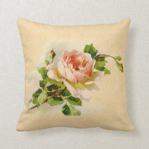 Coussin Rose rose rose rose antique