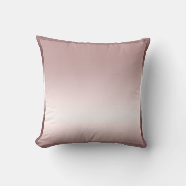 Coussin Rose rose Sateen Satin brillant Glamour moderne (Recto)