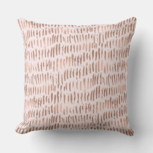 Coussin Rose rose vierge Abstrait or