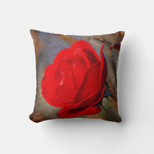 Coussin Rose rouge