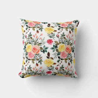 Coussin Rose rouge
