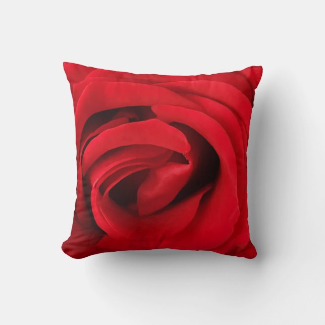 Coussin Rose rouge (Recto)
