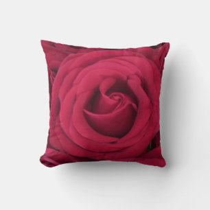 Coussin rose rouge