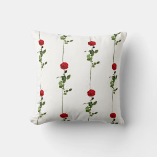 Coussin Rose rouge élégant