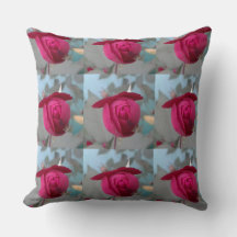 Rose rouge romantique 20" x 20"