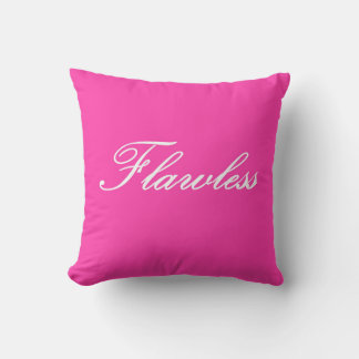 Coussin rose sans faille