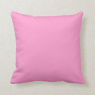 coussin rose solide