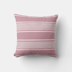 Coussin Rose sombre rose et blanc