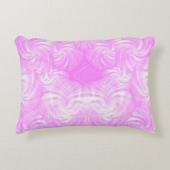 Coussin rose torride (Devant)