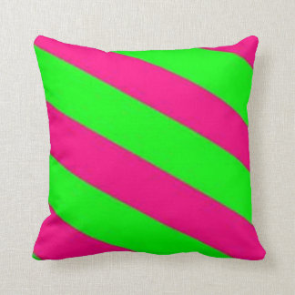 Coussin rose vert-chaud de chaux
