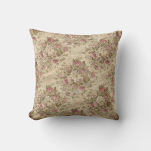 Coussin Rose vintage