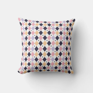 Coussin Rose violet diamant avec araignée