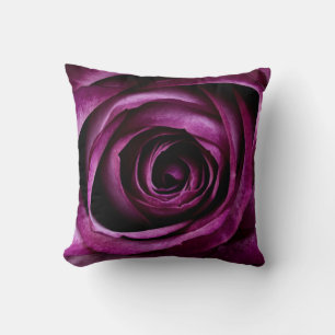 Coussin Rose violet profond