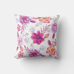 Coussin Rose violette