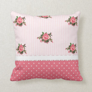 Coussin roses anglais romantiques