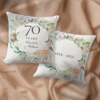 Roses Fleurales 70e Anniversaire de Mariage en Pla