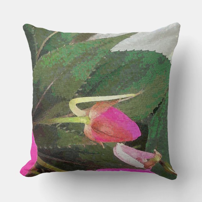 Coussin Roses indien (Recto)