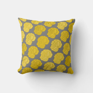Coussin Roses jaunes