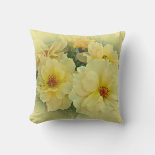 Coussin Roses jaunes
