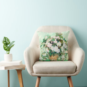 Coussin Roses par Vincent van Gogh
