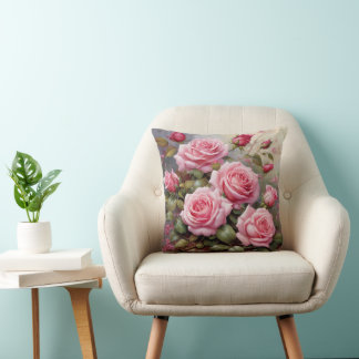 Coussin Roses Roses Roses Anciennes