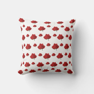 Coussin Roses rouges