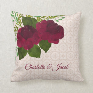 Coussin Roses rouges du Maron