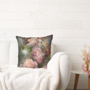 Coussin Roses vintages Roses Roses Roses Roses Douces Pein