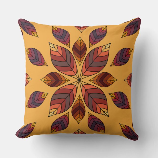 Coussin Rosette de automne (Recto)