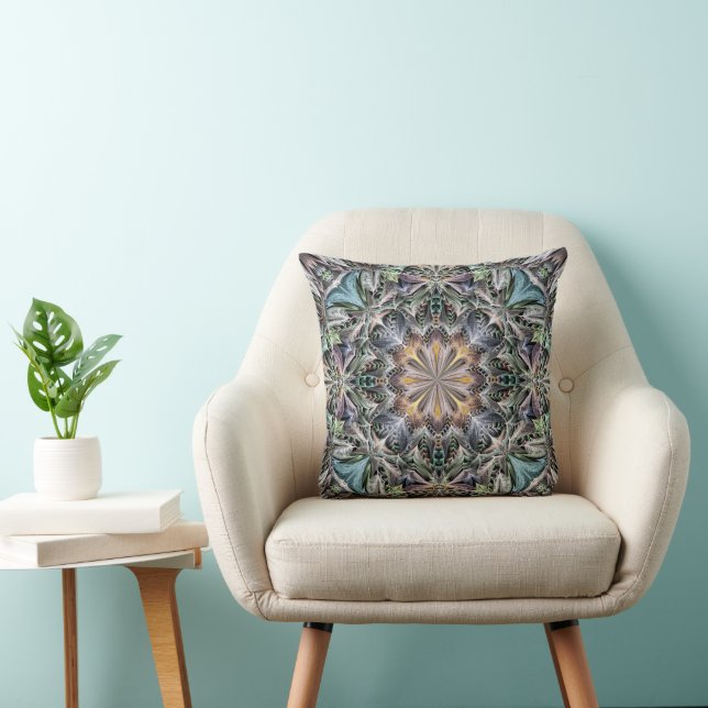 Coussin Rosette de jardin Abstraite à plusieurs couleurs (Chaise)